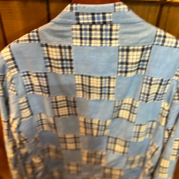 Vintage John Weitz blazer. Shades of blue plaids. 44 Long - Picture 7 of 7